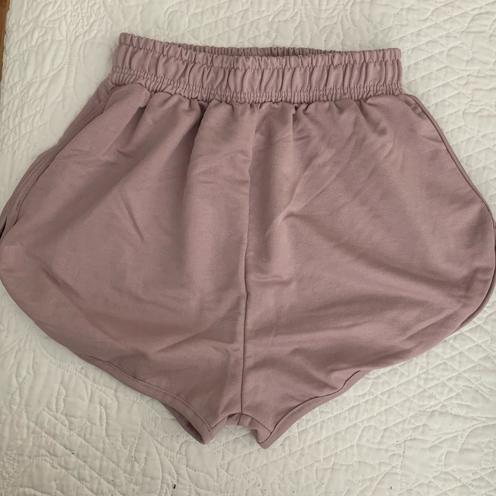 Dusty Lilac Swear Runner Shorts
